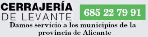 cerrajeria de Levante servicio cerrajeros Carolinas Altas Alicante